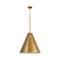 Z-Lite Eaton 1 Light Pendant, Rubbed Brass & Rubbed Brass 6011P24-RB - alternate 2